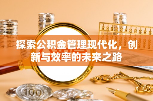 利川探索公积金管理现代化，创新与效率的未来之路