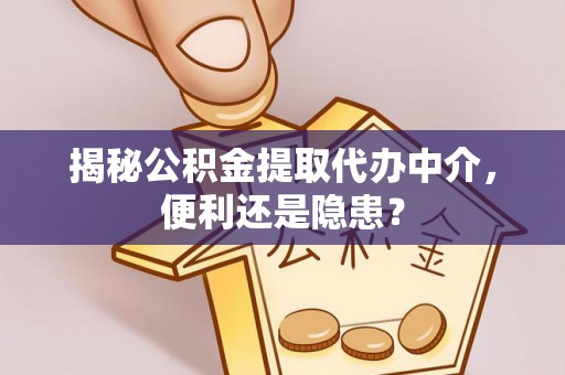 利川揭秘公积金提取代办中介，便利还是隐患？