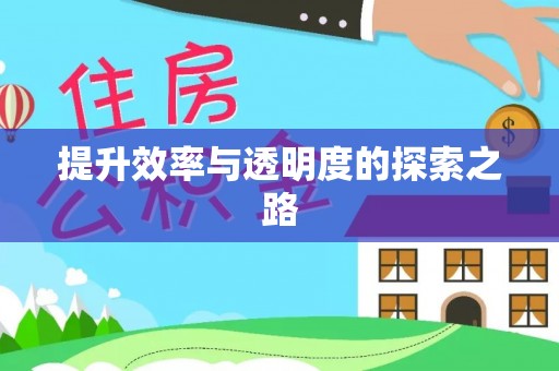 利川提升效率与透明度的探索之路