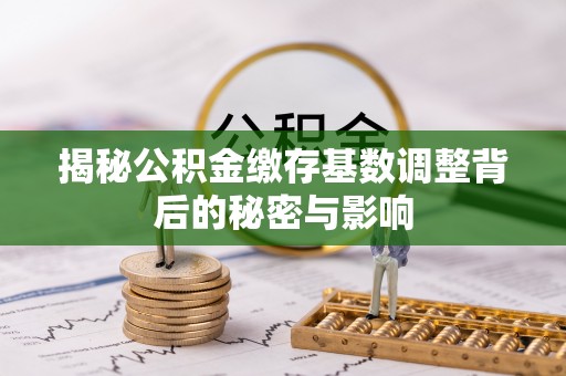 利川揭秘公积金缴存基数调整背后的秘密与影响