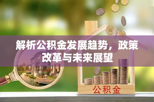 利川解析公积金发展趋势，政策改革与未来展望