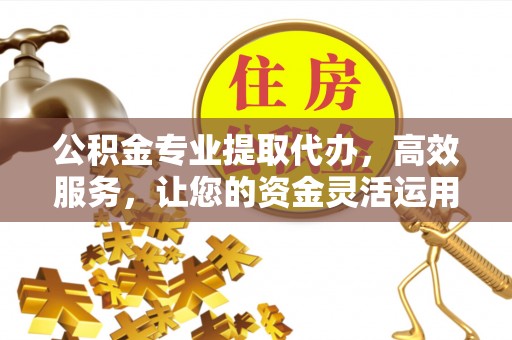利川公积金专业提取代办，高效服务，让您的资金灵活运用