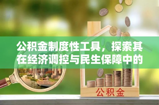 利川公积金制度性工具，探索其在经济调控与民生保障中的重要作用