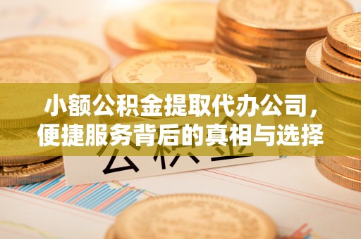 利川小额公积金提取代办公司，便捷服务背后的真相与选择