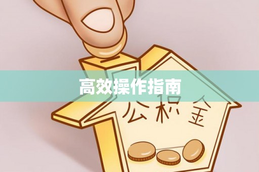 利川高效操作指南